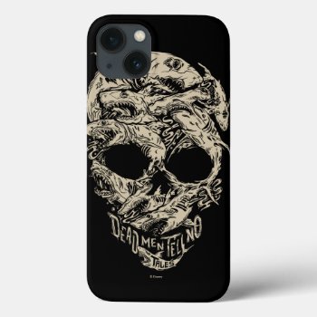 Dead Men Tell No Tales Skull Iphone 13 Case by DisneyPirates at Zazzle