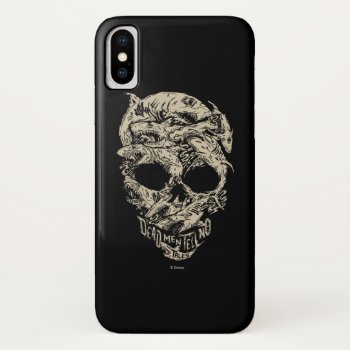 Dead Men Tell No Tales Skull Iphone X Case by DisneyPirates at Zazzle