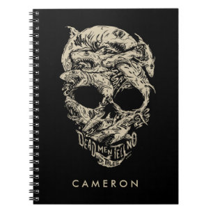 Dead Men Tell No Tales Skull Notebook