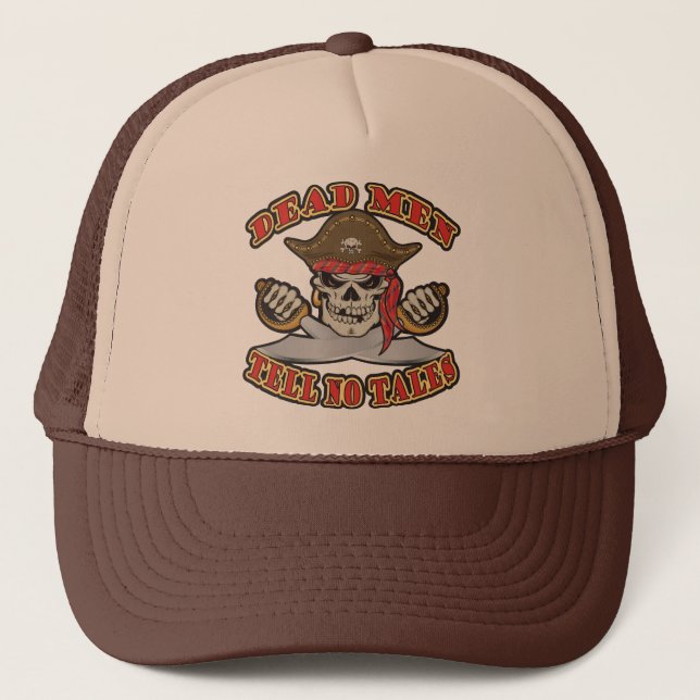 Dead Men Tell No Tales Trucker Hat (Front)
