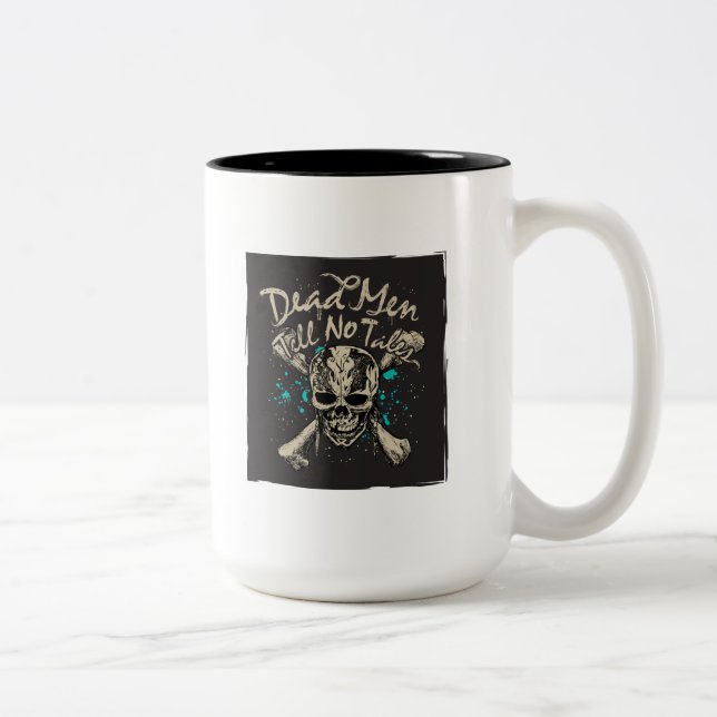 Dead Men Tell No Tales Two-Tone Coffee Mug (Right)