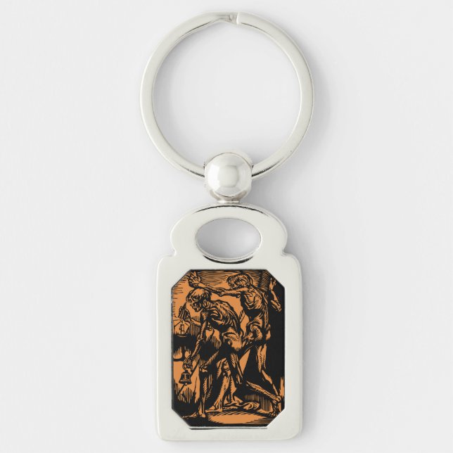 Dead Miners Still Working Halloween Horrors Keychain (Front)
