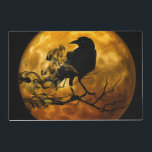 Dead moon crow placemat<br><div class="desc">Dead moon crow placemat</div>