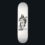 Dead Musician Skateboard Deck<br><div class="desc">Black print.
Repro by Bela Manson.</div>