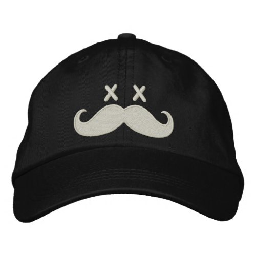 Dead Mustache Embroidered Baseball Hat