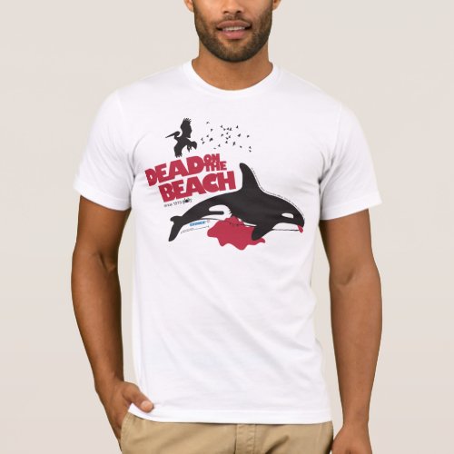 Dead on the Beach JAWS Shark T_Shirt