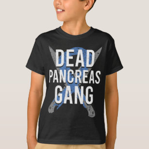 Dead Pancreas Gang Diabetes Warrior Awareness Mont T-Shirt