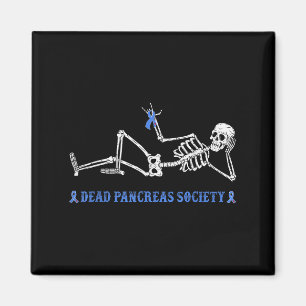 Dead Pancreas Society Diabetes Awareness Funny Ske Magnet