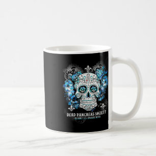Dead Pancreas Society Diabetes Awareness Skull Flo Coffee Mug