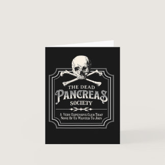 Dead Pancreas Society Type One Diabetes T1D Awaren Card