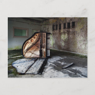 Dead Piano Postcard