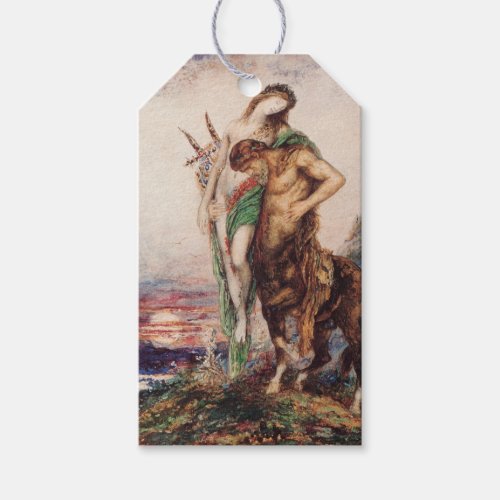 Dead Poet Being Carried by a Centaur Sunset Gift Tags