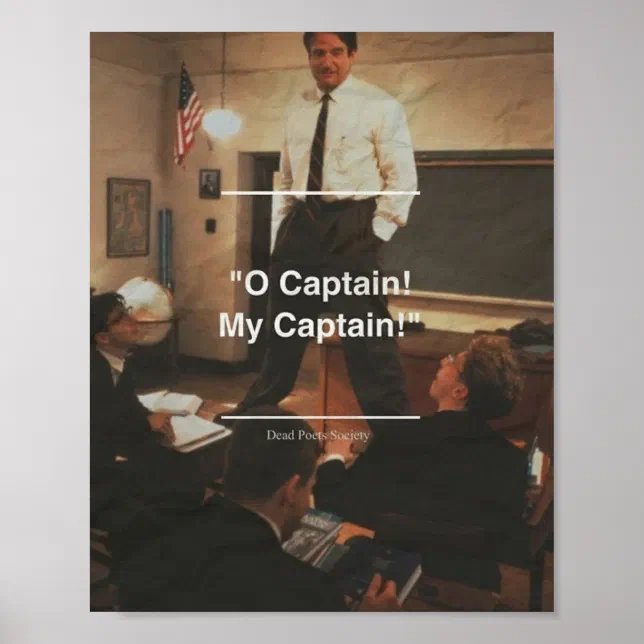 Dead Poet Society 3 Poster | Zazzle