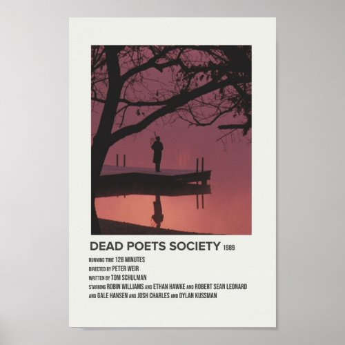 dead poets society 1989 poster