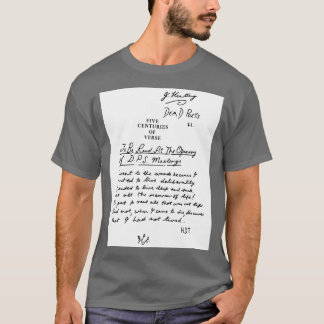 Dead Poets Society five centuries of verse black T-Shirt