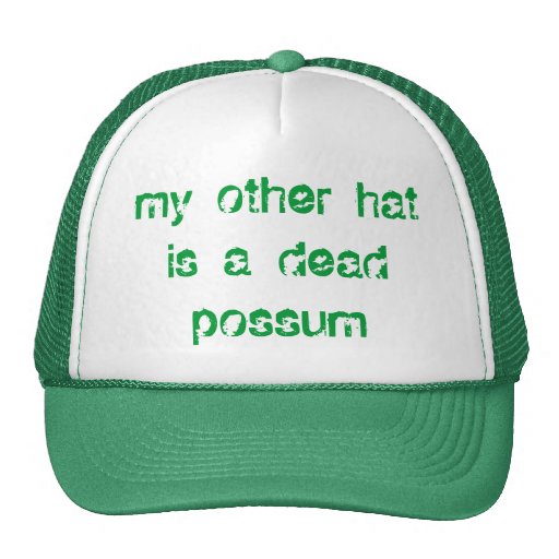 dead possum trucker hat | Zazzle