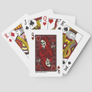 Dead Queen of Hearts Poker Cards