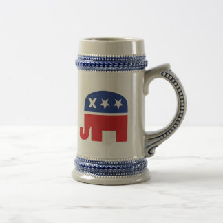 Dead Republican Elephant Beer Stein