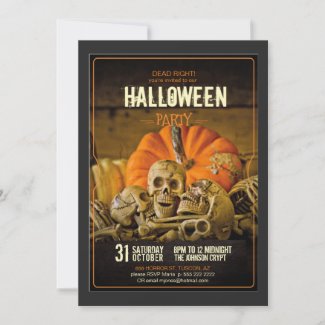 Dead Right You're Invited Halloween Party ID859