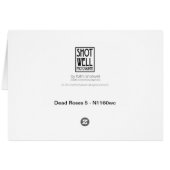 Dead Roses Card - customizable (Back Horizontal)