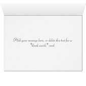 Dead Roses Card - customizable (Inside Horizontal (Bottom))