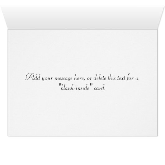 Dead Roses Card - customizable (Inside Horizontal (Bottom))