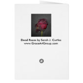 Dead Roses Cards (Back)
