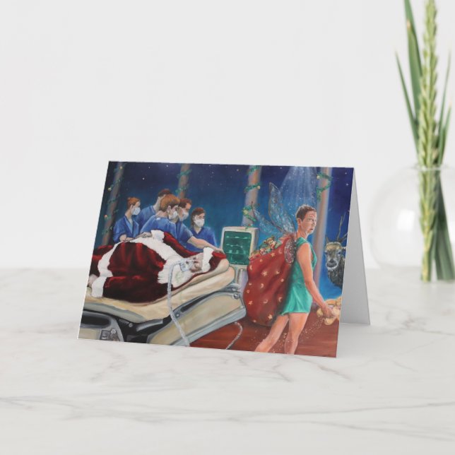 Dead Santa Holiday Card (Front)