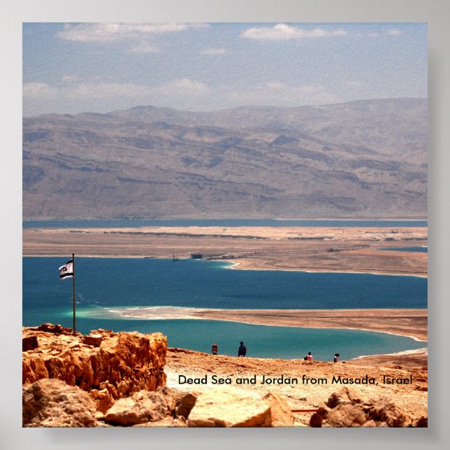 Dead Sea and Jordan from Masada, ... Poster (Front)