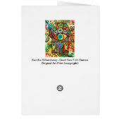 Dead Sea Fish Hamsa Cards (Back)