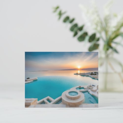 Dead Sea in Israel Postcard