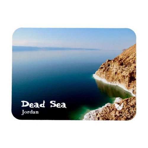 Dead Sea in Jordan magnet by Velvet Escape
