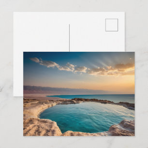 Dead Sea landscape Israel Postcard