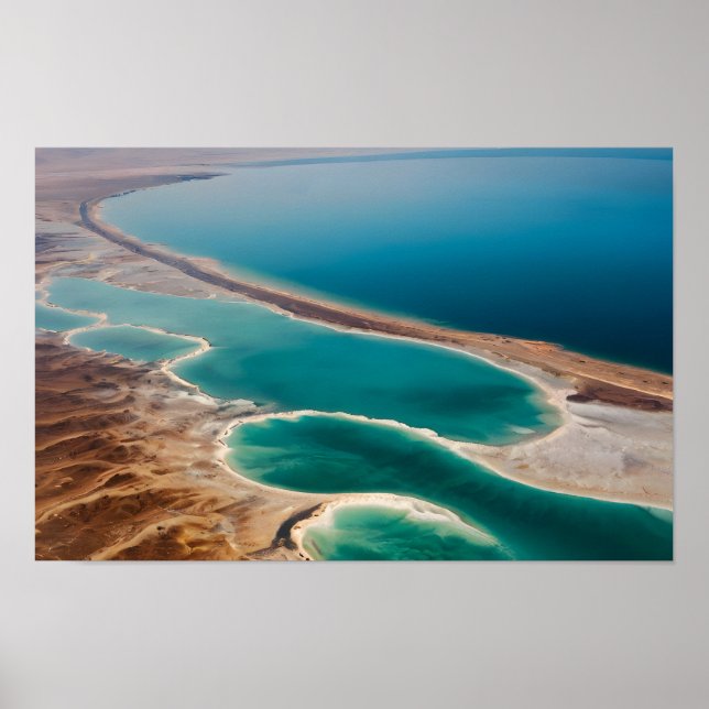 Dead Sea landscape Israel Poster (Front)