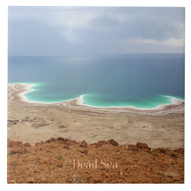Dead Sea photograph Ceramic Tile (Front)