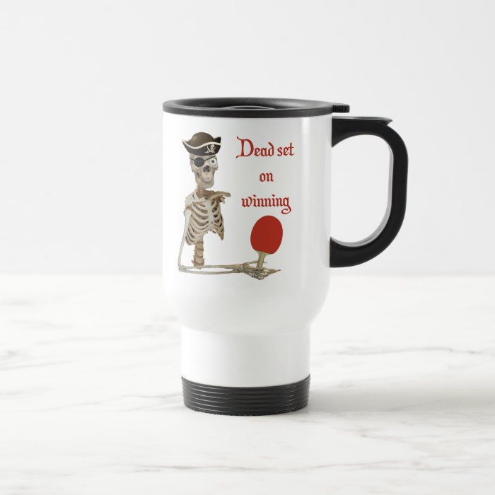 Dead Set Pirate Ping Pong Mugs