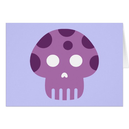 Dead Skull Poison Mushroom Cards (Front Horizontal)