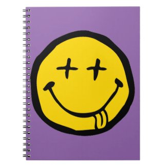 dead smiley spiral notebook