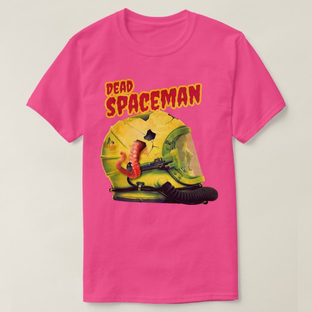 Dead Spaceman in Space Suit Space Astronaut T-Shirt (Design Front)