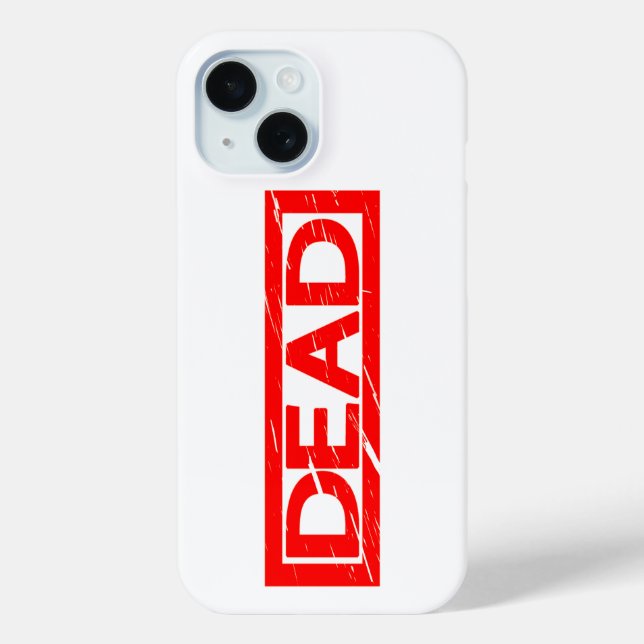 Dead Stamp Case-Mate iPhone Case (Back)
