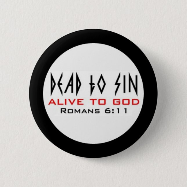 Dead to Sin Button (Front)