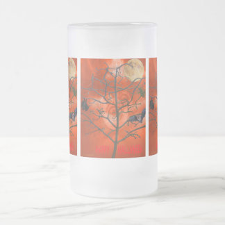 Dead Tree amongst an Orange Scary Sky   Frosty Mug