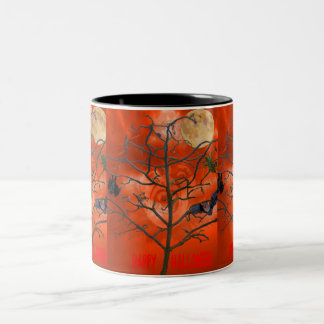 Dead Tree amongst an Orange Scary Sky Mug