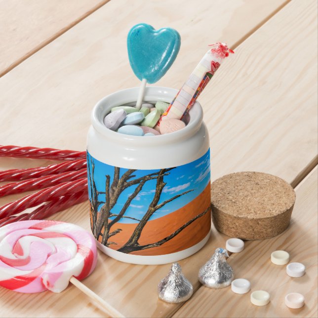 Dead tree in Deadvlei, Namibia Candy Jar (In Situ)