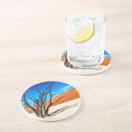 Dead tree in Deadvlei, Namibia Coaster