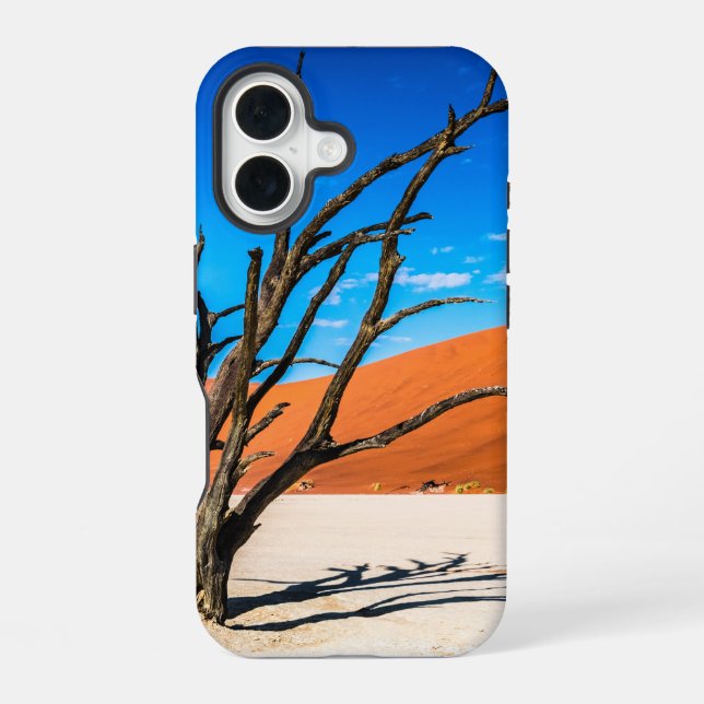Dead tree in Deadvlei, Namibia Iphone Case (Back)