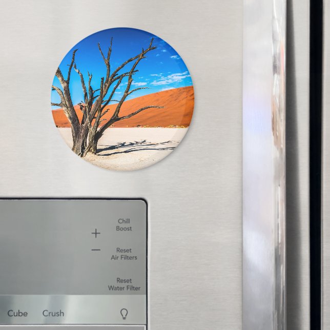 Dead tree in Deadvlei, Namibia Magnet (In Situ (Fridge))