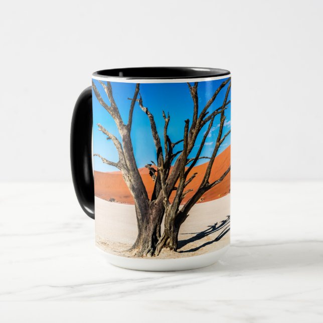 Dead tree in Deadvlei, Namibia Mug (Front Left)