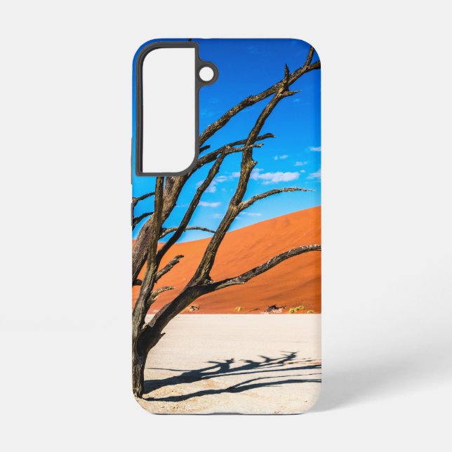 Dead tree in Deadvlei, Namibia Samsung Galaxy Case (Back)