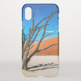 Dead tree in Deadvlei, Namibia iPhone X Case